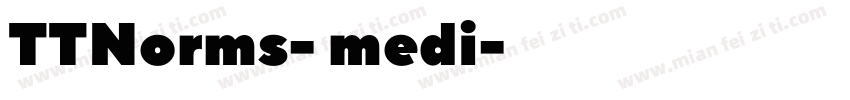 TTNorms- medi字体转换